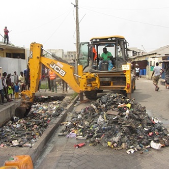 Poor sanitation in African communities